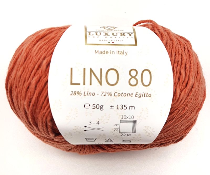 Ambientalista Maligno etiqueta LINO 80 Tre Sfere | El Ovillo de Rosa. Tienda online de lanas