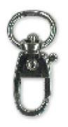 MOSQUETÓN PLATA 30 mm