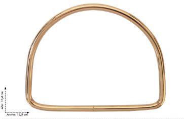 ASAS DE METAL  12 CM -PAR-